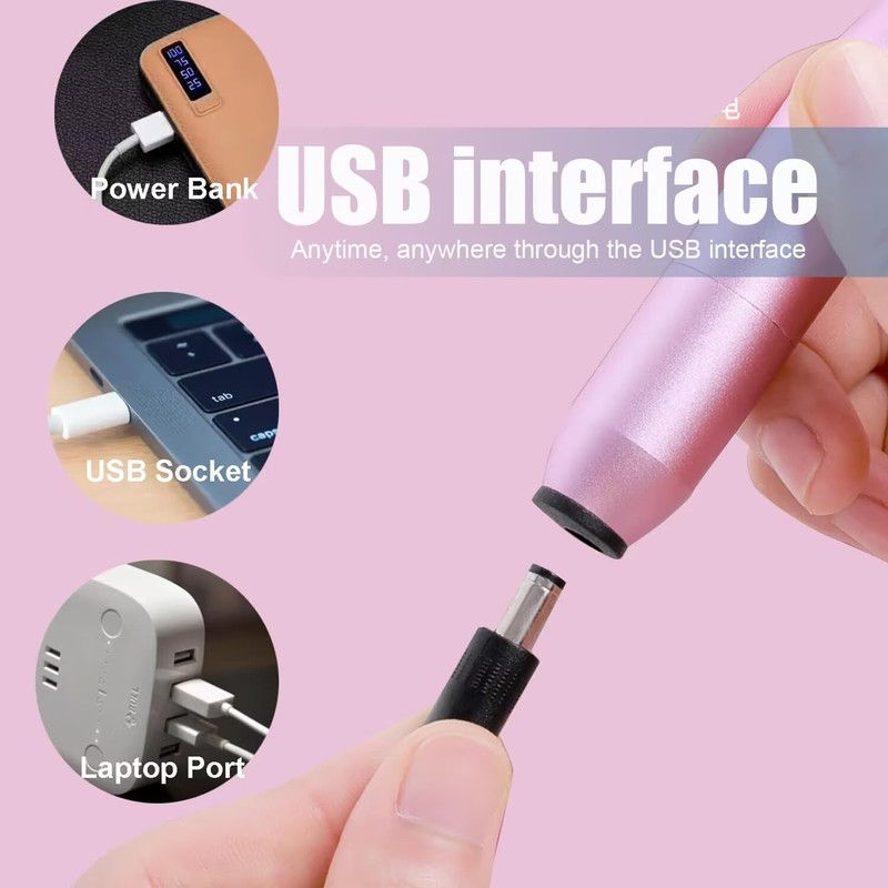 Nail Drill Pen for Salon Use, 20,000 RPM, Quiet Operation,