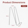 Fyntave 50 Pcs Cubicle Hooks for Fabric Walls Fabric Panel