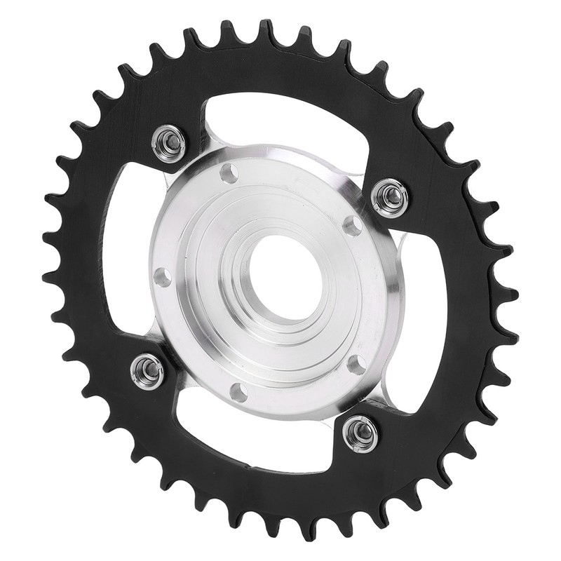 38T 104 BCD Electric Bike Chainring and Adapter Aluminum Alloy