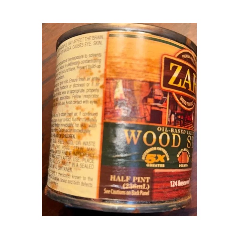 Zar Interior Stain 124 ROSEWOOD 1/2 Pint