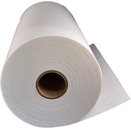 Tear Away Machine Embroidery Stabilizer White Backing Paper 24"x27yds.(82ft.) roll - High Weight 3.5 oz - Cut into Variable Sizes - for Machine Embroidery and Hand Sewing