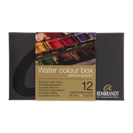 Rembrandt T0583-8612 Talence Solid Watercolors, Rembrandt Transparent Watercolor, Set of 12