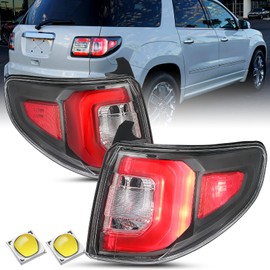 SOCKIR Fit for 2013 2014 2015 2016 GMC ACADIA LED Tail Light Assembly Replacement Outer Rear Taillight OE Direct Brake Tail Lamp Pair Set LH+RH