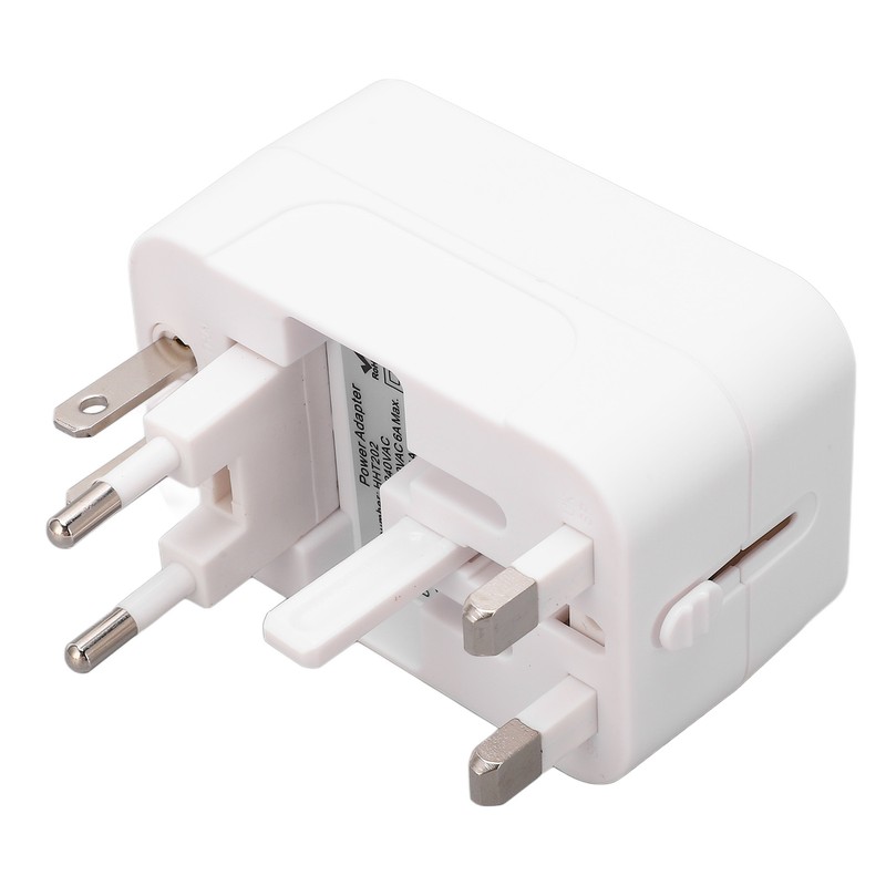 Multifunctional Power Converter with USB Ports Universal Adapter Socket 100‑240VAC