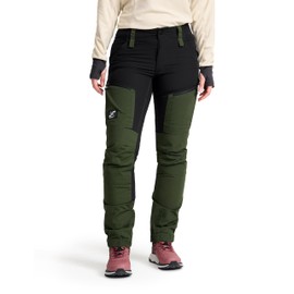 RevolutionRace Women's GP Pro Pants, Durable and Ventilated Pants for All Outdoor Acitivities, Forest Green - Large