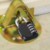 Gym Padlock, 4 Digit Outdoor Waterproof Resettable Combination Padlock for