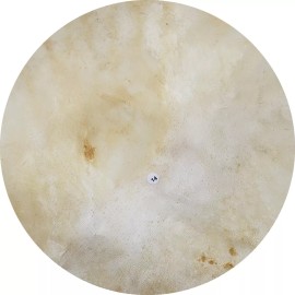 DEURA Banjo Snare Marching Dejembe Bodhran Frame Hand Drum 30" ROUND NATURAL Skin Head