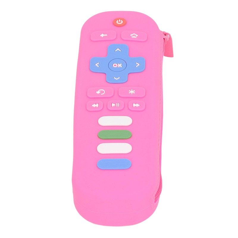 Baby Teether Bag Remote Control Shaped Dustproof Soft Silicone Pacifier
