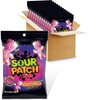 SOUR PATCH KIDS Glow Ups Strawberry-Watermelon Soft & Chewy Candy,