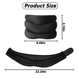 MURANEST Neck Support，Adjustable Soft Foam Neck Brace ，Neck Support Brace for Sleeping,Relief of Cervical Spine Pressure for Sleeping