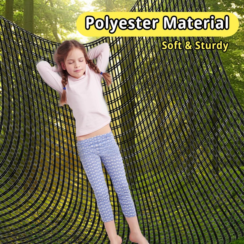 Toriexon Climbing Cargo Net - 6.5' x 9.8', Double Layer