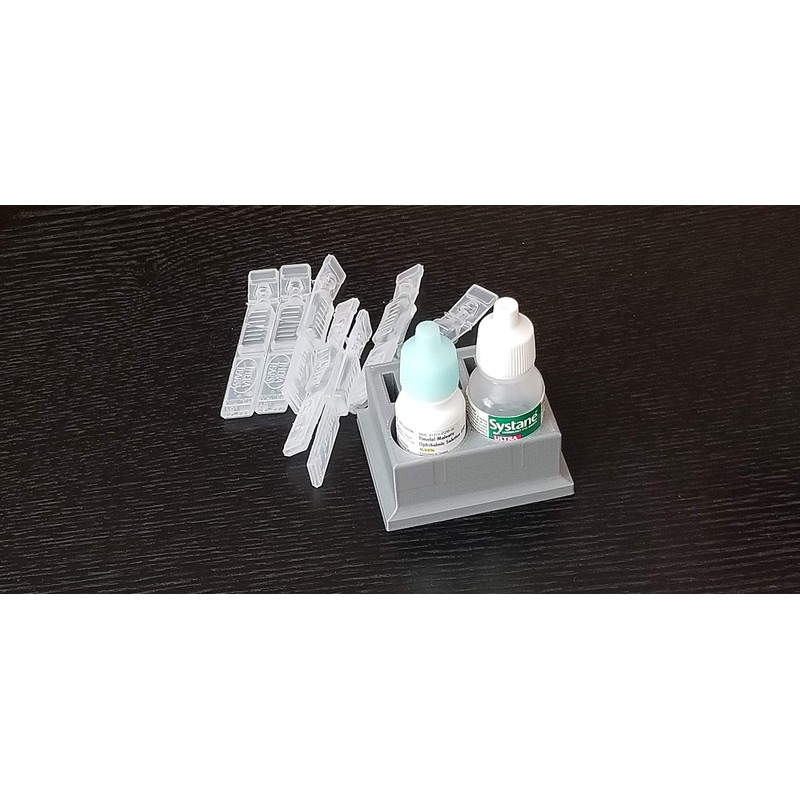 Znet3D Eye Drop Vials & Bottles Holder & Storage -