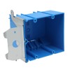 XGGYA 2 Gang Electrical Box Adjustable,Blue Electrical Boxes Plastic,34 Cubic