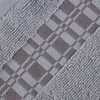 Superior 6-Piece Cotton Towel Set, Geometric Design, Dobby Border, Plush