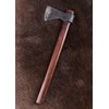 Battle-Merchant Small Utility Axe, Forged with Wooden Shaft - Real