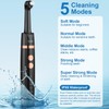 SIQUER Pulidor de dientes eléctrico con luz LED y 5