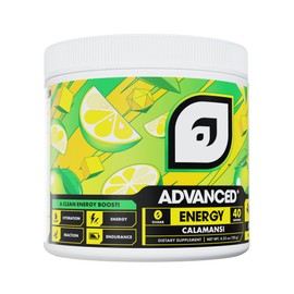 Advanced Energy - Energy Boosting Formula with Electrolytes for Hydration - L-Theanine to Combat Jitters - Sugar Free & Keto Friendly - No Maltodextrin (40 Servings) (Calamansi)