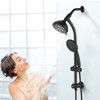 UCLIMAA High Pressure 48-Settings Shower Head with Handheld Shower,Drill-Free 3-Way