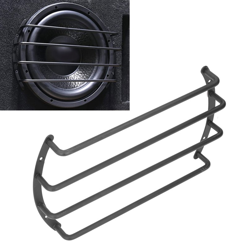 Car Speaker Grille 4‑Bar Iron Antioxidant Rustproof Welded Loudspeaker Guard