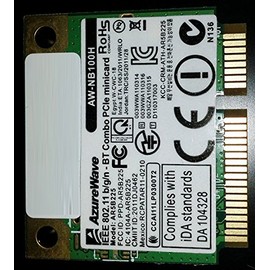 Azurewave AW-NB100H WLAN 802.11n/b/g + Bluetooth 3.0HS&4.0 Embedded Works P/N EW1000PH Atheros AR1111 + AR1005 / Low Power/High Performance