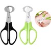 Quail Egg Scissors,(2PCS) Bird Pigeon Egg Cutter Opener Stainless Steel