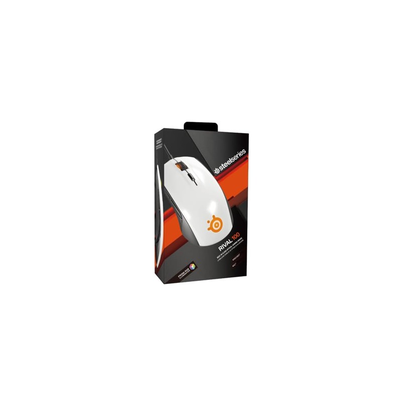Steelseries Rival 100 USB Optical Black,White Right-hand