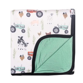 Copper Pearl Three-Layer Baby Blanket: Soft Baby Quilts for Boys and Girls | Breathable, Cozy, Toddler Blanket | Baby Quilt for Newborns | 46x46 Premium Polyester/Rayon | Jo