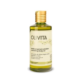 Olivita COSMOS La Chinata Nourishing Body Oil with Aove and Coconut Oil, Antioxidation Care for Dry and Sensitive Skin, Fast Absorbing, 250 ml
