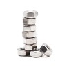 binifiMux 50pcs SAE 1/4"-20 304 Stainless Steel Hex Nuts Lock
