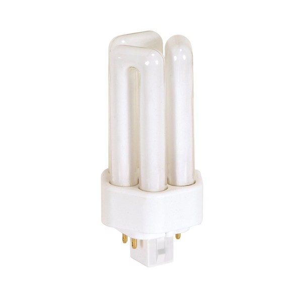 Satco S8396 3000K 13-Watt GX24q-1 Base T4 Triple Tube 4-Pin for Electronic and Dimming Ballasts