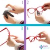 GMS Optical® 1.3mm Ultra-Thin Anti-Slip Adhesive Contoured Silicone Eyeglass Nose