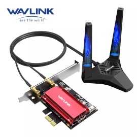 Universal PCIE WiFi-6E Tri-band WiFi Card 5400Mbps WiFi Network Card Adapter Bluetooth 5.3