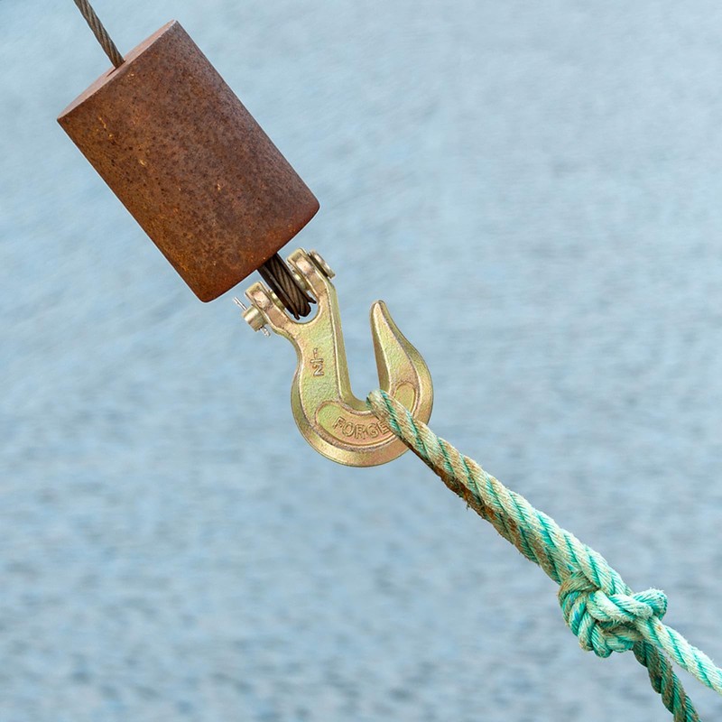 sourcing map 5/16" Clevis Grab Hook, G70 Carbon Steel Transport