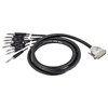 keepdrum SNA56-8 Multicore Cable Snake Sub-D DB-25 to 8x 6.35