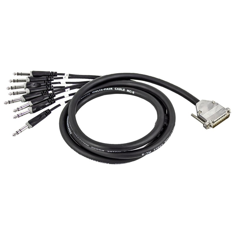 keepdrum SNA56-8 Multicore Cable Snake Sub-D DB-25 to 8x 6.35