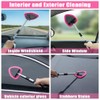 AUTODECO Windshield Cleaner Tool, 17Pcs Car Interior Detailing Kit, Detailing