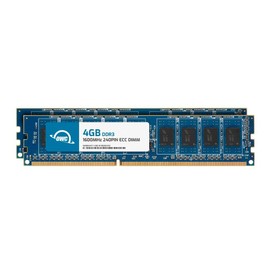 OWC 8GB (2x4GB) DDR3 1600 PC3-12800 CL11 2Rx8 240-pin 1.5V ECC Unbuffered UDIMM Memory RAM Module Upgrade Kit for Select Desktops, Workstations, or Servers