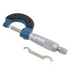 Micrometer 0‑25mm Scale Outside Diameter Carbon Steel Spiral Locking Measuring