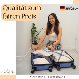 Alpenstern® Suitcase Organiser Set 8 Pieces I German Brand I Packing Cubes Clothes Bags Packing Bags for Luggage I Holiday and Travel Accessories I Suitcase Organiser Packing Cubes Travel Organiser