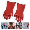 Pair of Electrical Insulated Gloves Natural Rubber Anti Electricity 10000V