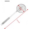 Spider Skimmer Strainer Spoon, 5-Inch Diameter, Stainless Steel Kitchen Wok