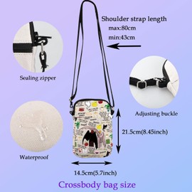 AATOP TV Show Shoulder Bag Omen Lover Gift for TV Show Fans Gift for Women Omen TV Show Shoulder Bag I Didn't Really Fall 1cb Large, I Didn't Really Fall 1cb, L