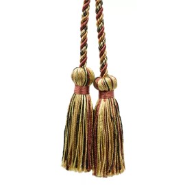 DÉCOPRO (TM) Curtain Tieback, Style# CCT, Color# PR16 - Biscotti Beige [Set of 2]