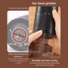 Portable Electric Burr Coffee Grinder Ceramic Blade Burr Grinder USB