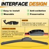 AUTOBOO 24" and 22" Windshield Wipers Blades (Pack Of 2),OEM