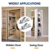 SKMYL Door Pivot Hinges,Invisible Hinge System with Ball Catch Hardware