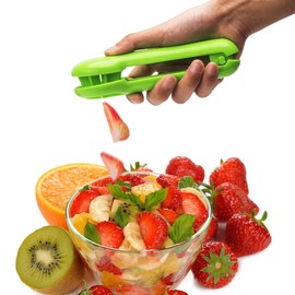 Zlehome Grape Cutter For Kids Grape Cherry Baby Tomatoes Strawberry Slicer For Fruits And Vegetables Salad Cutter Kitchen Gadget No Blade Safety(Green)