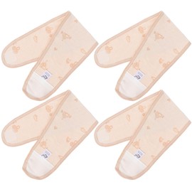 Cabilock 4PCS Baby Belly Binder, Adjustable Cotton Navel Belt for Newborns Breathable and Skin-Friendly Belly Bands to Keep Baby Warm and Comfortable