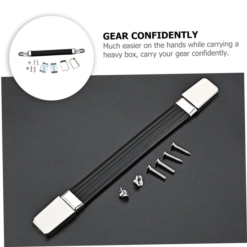 KONTONTY 1set Amplifier Handle Strap End Caps Sound Box Handles
