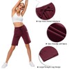 Ksmien Bermudas - Pantalones cortos largos de algodón de 10